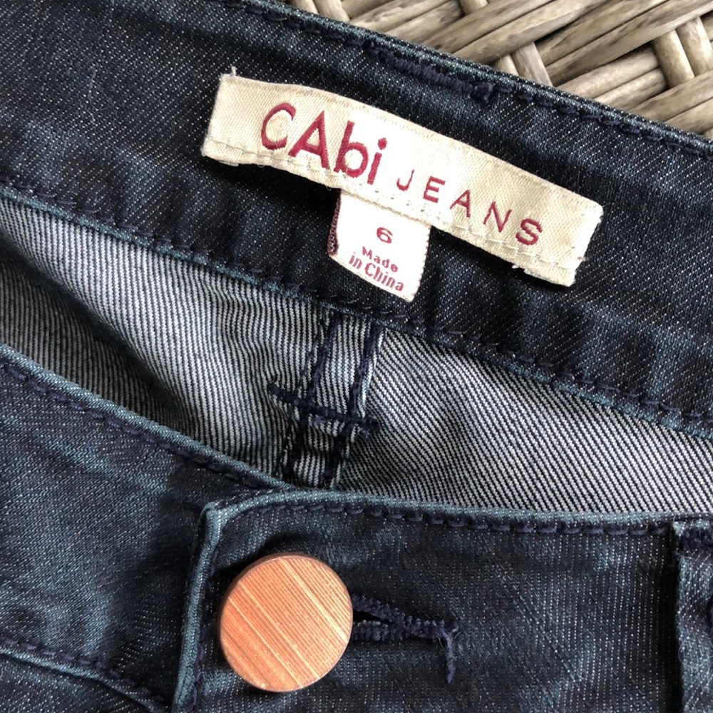 Cabi Bootcut Denim Pants, size 6, long.